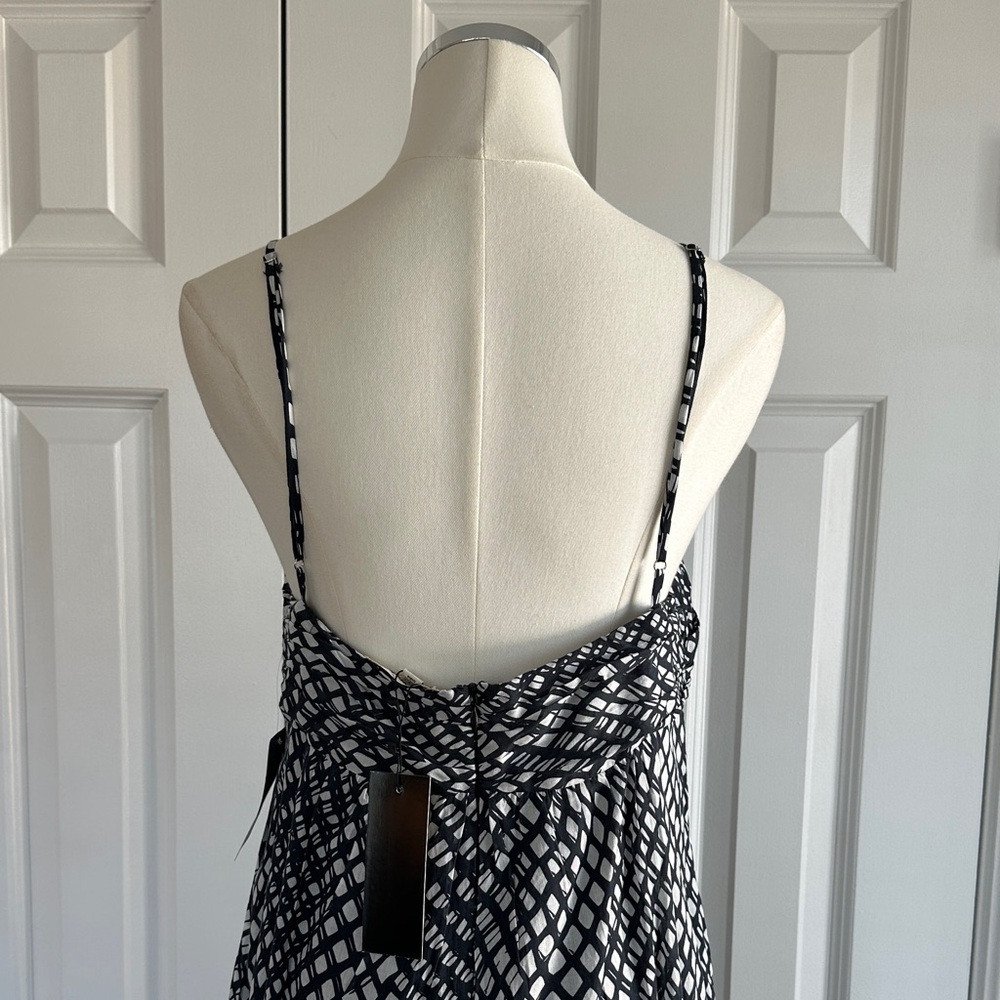 NWT Du Paradis Aralia Halter Empire Waist 100% Cotton Boho Vacation Midi Dress L - Picture 9 of 17